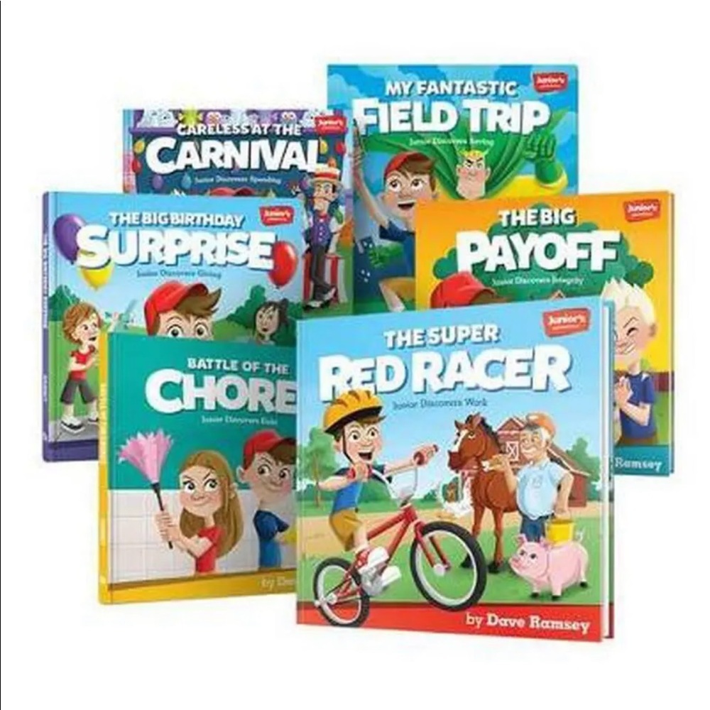Junior's Adventures Storytime Book Set: Teaching Kids How to Win with Money New